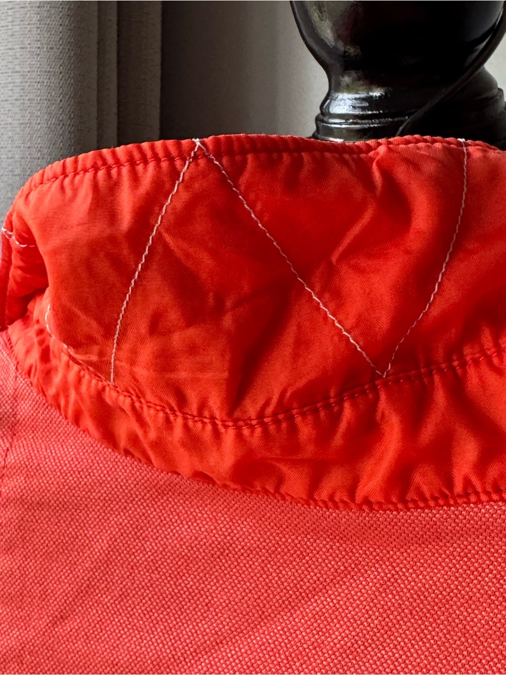 Tommy Bahama Coral-Orange Polo Shirt medium Euc - Picture 6 of 7